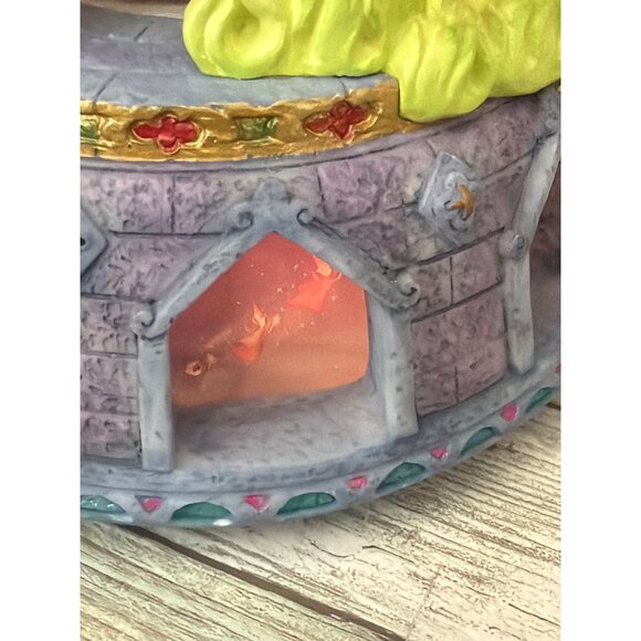 Disney Sleeping Beauty LED Light-UP Hourglass Snowglobe Music Box w/FLAWS - Picture 15 of 17